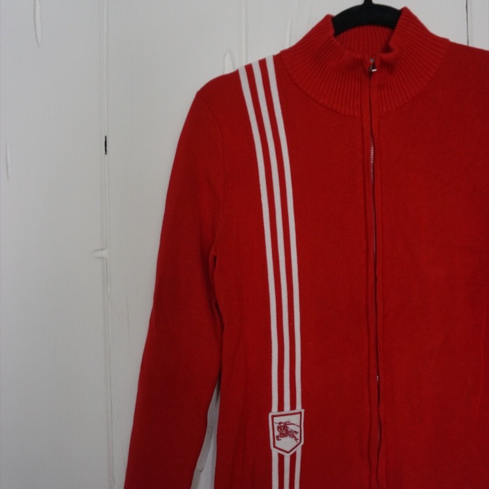 Burberry Soft Knitted Turtleneck Zip Up — SIZE L